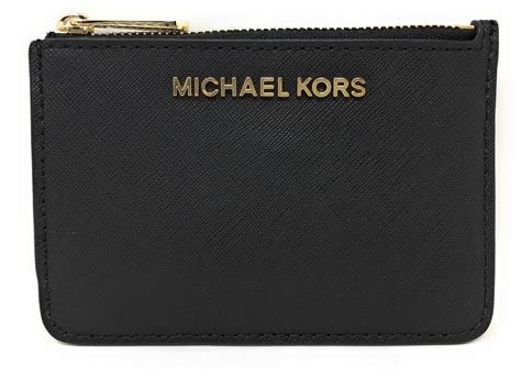 michael kors black credit card wallet|Michael Kors coin wallet.